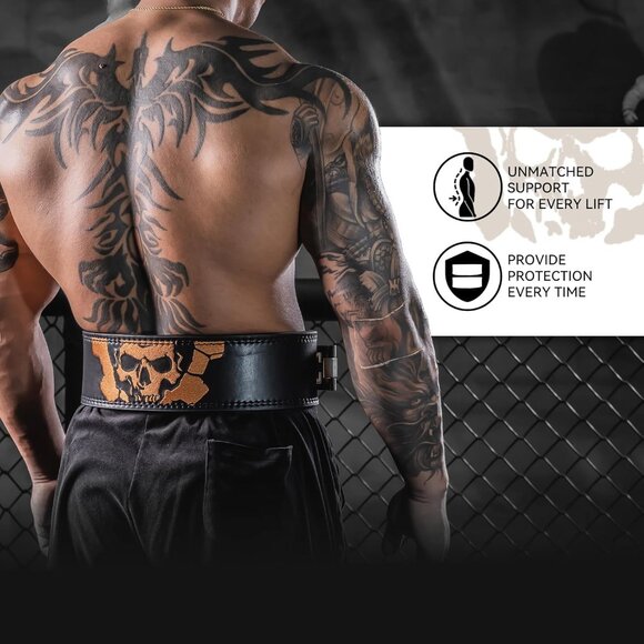 MANUEKLEAR Upgrade Lever Lifting Belt for Men and Women, 10mm Quick Locking Leve - Picture 4 of 9